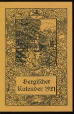 Bergischer Kalender 1921 (Reprint)