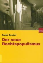 Frank Decker: Der neue Rechtspopulismus.
