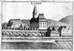 "Kasten". Gesamtansicht, mit Kirche und 