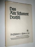 Artur Weiser: Das Alte Testament Deutsch