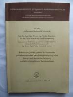 Entwicklung eines Systems zur optimalen zweidimensionalen Verschnittoptimierung in der Einzel- und Kleinserienfertigung mit Hilfe dialogfähiger Rechenanlagen