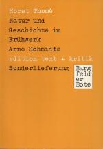 Thomé, Horst (Sekundärliteratur Arno Sch Thomé, Horst (Sekundärliteratur Arno Sch