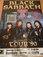 Black Sabbath "Tyr" + Tour-Poster 1990