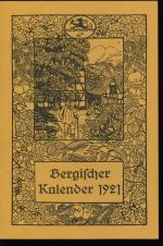 Bergischer Kalender 1921 (Reprint)
