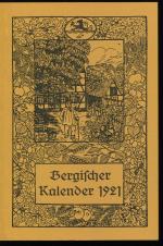 Bergischer Kalender 1921 (Reprint)
