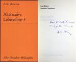 Alternative Lebensform? Vom Autor dem Philosophen Michael Theunissen gewidmetes Exemplar