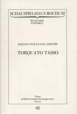 Bochumer Ensemble 1984/85: Torquato Tasso von Johann Wolfgang Goethe. Schnee ohne Mass und Ordnung von Leo Kreutzer. Programmheft Nr. 61