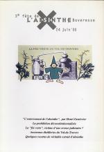 3. Fête de l’Absinthe in Boveresse in der Schweiz, Juni 2000 - Buch zu dieser Veranstaltun9