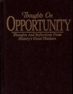 Thoughts on Opportunity