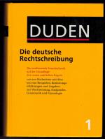 Der Duden in 12 Bänden - hier : Band 1 - Die deutsche Rechtschreibung