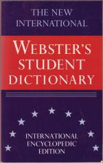 The New International Webster