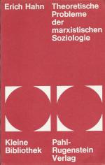 Theoretische Probleme der marxistischen Soziologie