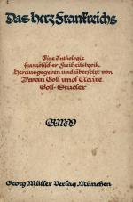 Das Herz Frankreichs  Eine Anthologie französischer Freiheitslyrik