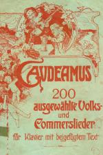 200 ausgewählte Volks- und Commerslieder für Klavier mit beigefügtem Text