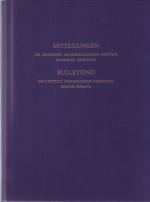 Mitteilungen des Deutschen Archäologischen Instituts - Römische Abteilung Band 100 - 1993. Bullettino dell'Istituto Archeologico Germanico, Sezione Romana Vol. 100 - 1993.