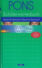 PONS Schülerwörterbuch Spanisch-Deutsch - Deutsch-Spanisch