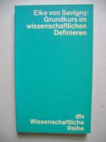 Grundkurs im wissenschaftlichen Definieren - Übungen zum Selbststudium