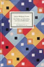 Goethe, Johann Wolfgang von: Die Tafeln 