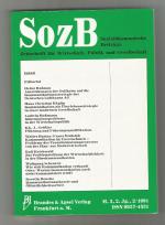 Sozialökonomische Beiträge. SozB. Zeitschrift für Wirtschaft, Politik und Gesellschaft 2/1991