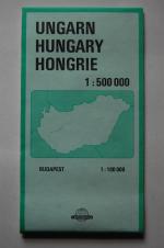 Ungarn Autokarte  1 : 500 000 und Budapest 1 : 100 000