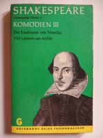 Gesammelte Werke 3 ,Komödien III - Der kaufmann von Venedig - Viel Lärm um nichts