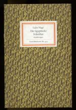 Insel-Bücherei Nr. 913 ° Der ägyptische Schreiber ° Erzählungen ° Leipzig 1969