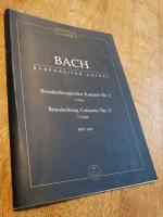 Johann Sebastian Bach. BRANDENBURGISCHES KONZERT 2 F-DUR BWV 1047 - arrangiert für Violine - Altblockflöte - Oboe - Trompete - Streicher - Cembalo