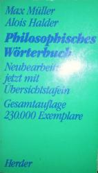 Halder, Alois; Müller, Max: Philosophisc Halder, Alois; Müller, Max: Philosophisc