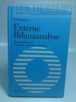 Externe Bilanzanalyse Mit einsatzbereiten Programm- und Arbeitsdisketten