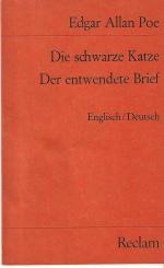 Edgar Allan Poe: Die schwarze Katze.  De