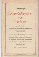 Xaver Schnyder's von Wartensee