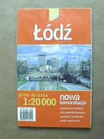 Lódz. Plan miasta. 1 : 20.000.