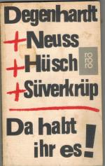 Degenhardt + Neuss + Hüsch + Süverkrüß: Degenhardt + Neuss + Hüsch + Süverkrüß:
