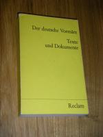 Hermand, Jost (Hg.): Der deutsche Vormär