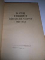 Festschrift  50 Jahre Rheinischer Rübenbauer-Verband 1903-1953