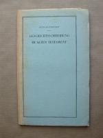 Geschichtsschreibung im Alten Testament. [Ein kritischer Bericht über die neueste Literatur dazu.]