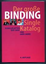 Der grosse Binding Single Katalog Schallplatten der 50er und 60er Jahre