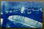 Originale Fotografie (Vintage, Gelatinesilber, blau getönt) - Fotokarte - Exposition des Arts Decoratifs, Vue de Nuit, 1925.