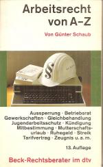 Koch, Ulrich; Schaub, Günter: Arbeitsrec Koch, Ulrich; Schaub, Günter: Arbeitsrec