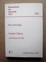 Verbale Valenz und Kasus im Ful. [Dissertationen der Universität Wien. Band 232.]