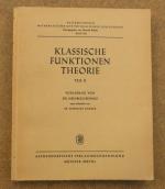 Vorlesungen über Klassische Funktionentheorie II