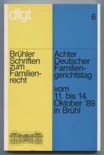 Brühler Schriften zum Familienrecht, Ban
