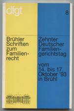 Brühler Schriften zum Familienrecht Band