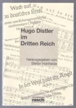 Hanheide, Stefan (Hrsg.): Hugo Distler i Hanheide, Stefan (Hrsg.): Hugo Distler i