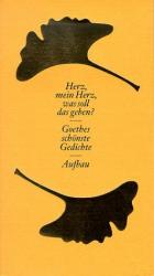 Goethe, Johann Wolfgang von: 4 Bändchen Goethe, Johann Wolfgang von: 4 Bändchen