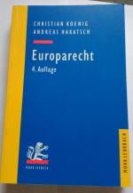 Koenig, Christian; Haratsch, Andreas: Eu Koenig, Christian; Haratsch, Andreas: Eu