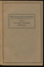 Lothringische Erzählungen (Der Riß und Zwiespalt) (Elsaß-Lothringische Hausbücherei 6)