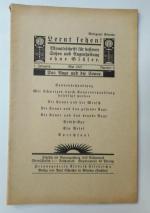 Lernt sehen! Monatsschrift für besseres Sehen und Augenheilung ohne Gläser. 1. Jahrgang. Nummer 5. Mai 1927 - Das Auge und die Sonne