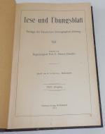 Lese- und Übungsblatt - Beilage der Deutschen Stenographen-Zeitung XXIX + XXX Jahrgang 1914/1915 JE Hefte 1-24