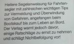 Ruder hart rechts! - Kluge Ratschläge für Fahrtensegler